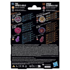 Beyblade X Dual Pack Spear Scorpio 0-70Z UX et Tail Viper 3-85LO BX, 2