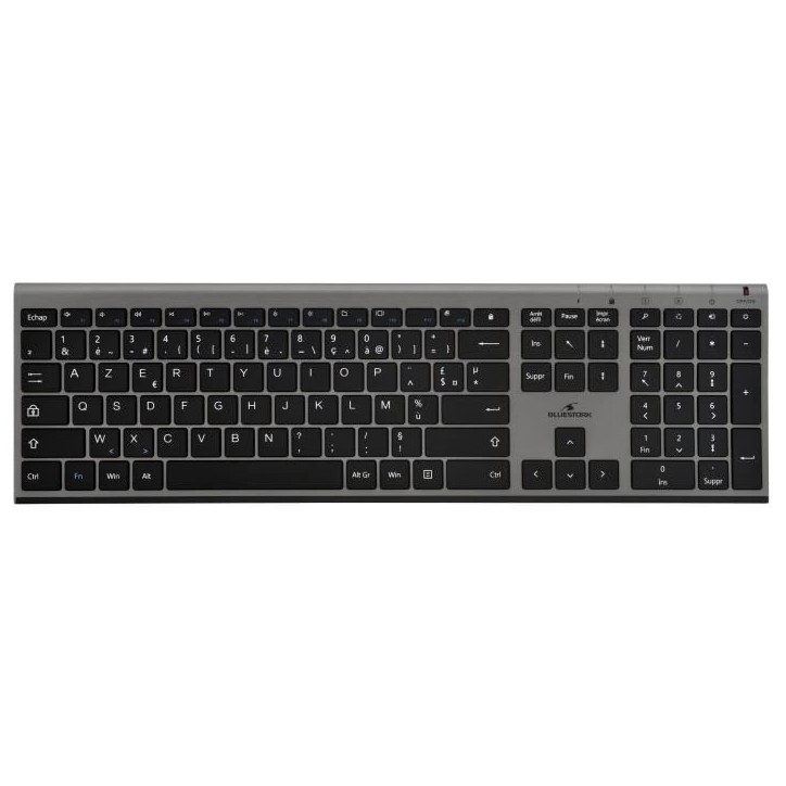 Pack Clavier Souris - BLUESTORK - PACK GRAPHEME - Sans Fil - Noir