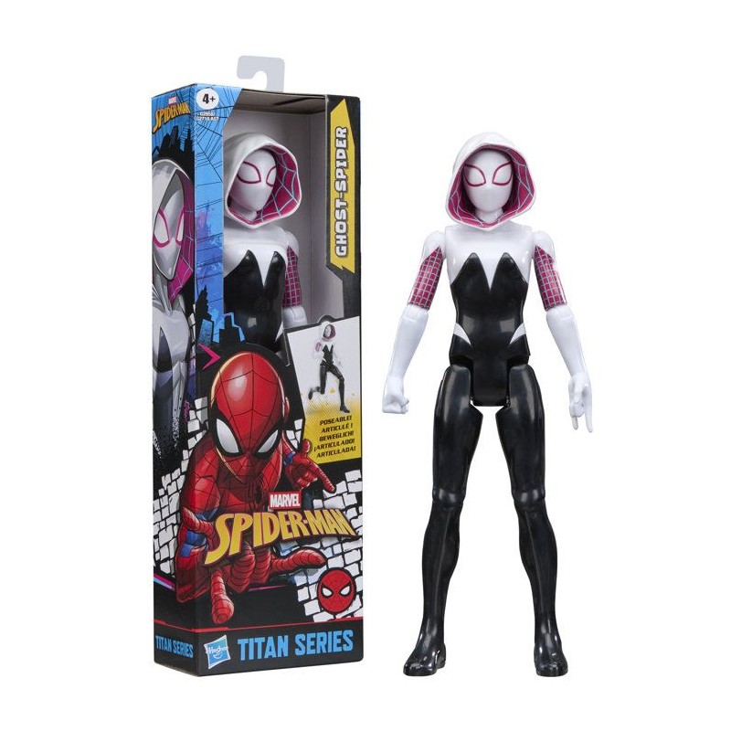 Figurine Ghost-Spider 30 cm Deluxe, Titan Series, jouets de super-hé