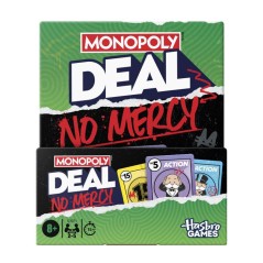 Monopoly Deal No Mercy, Pas de quartier, Jeu de cartes rapide 15 min,