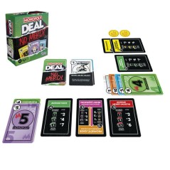 Monopoly Deal No Mercy, Pas de quartier, Jeu de cartes rapide 15 min, Hasbro Games, Des 8 ans