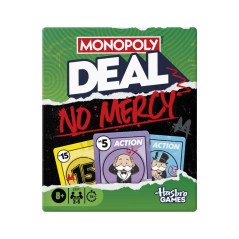 Monopoly Deal No Mercy, Pas de quartier, Jeu de cartes rapide 15 min,