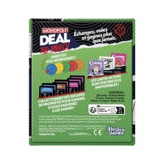 Monopoly Deal No Mercy, Pas de quartier, Jeu de cartes rapide 15 min,