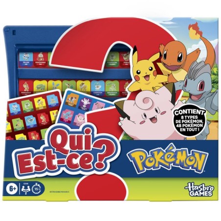Qui est-ce ? édition Pokémon, 48 Pokémon, jeu de plateau familial