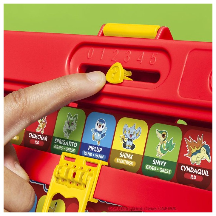 Qui est-ce ? édition Pokémon, 48 Pokémon, jeu de plateau familial compact et amusant pour enfants, 2 joueurs, 15 min, des