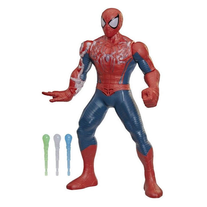 Spider-Man Charge d'énergie, figurine électronique de 36,8 cm, jouets de super-héros pour enfants, des 4 ans Spider-Man Charge d'énergie, figurine électronique de 36,8 cm, jouets de super-héros pour enfants, des 4 ans