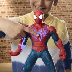 Spider-Man Charge d'énergie, figurine électronique de 36,8 cm, joue