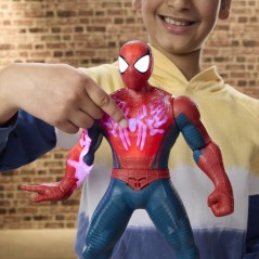Spider-Man Charge d'énergie, figurine électronique de 36,8 cm, joue