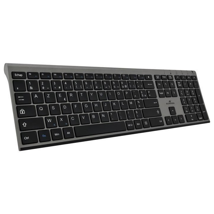 Pack Clavier Souris - BLUESTORK - PACK GRAPHEME - Sans Fil - Noir