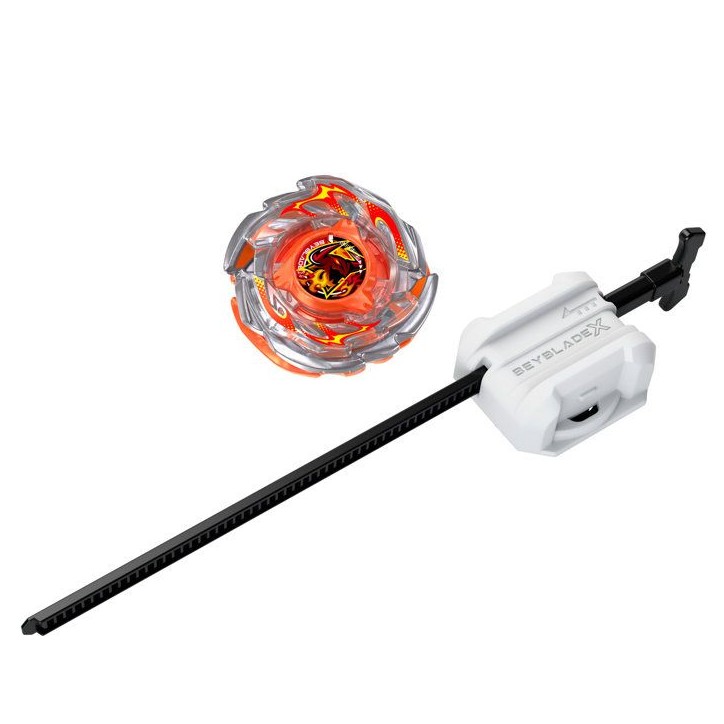 Beyblade X Starter Pack Rage Ragna FE 4-55Y CX Infinity, toupie de type endurance et lanceur, toupies de compétition, des 8 an Beyblade X Starter Pack Rage Ragna FE 4-55Y CX Infinity, toupie de type endurance et lanceur, toupies de compétition, des 8 an
