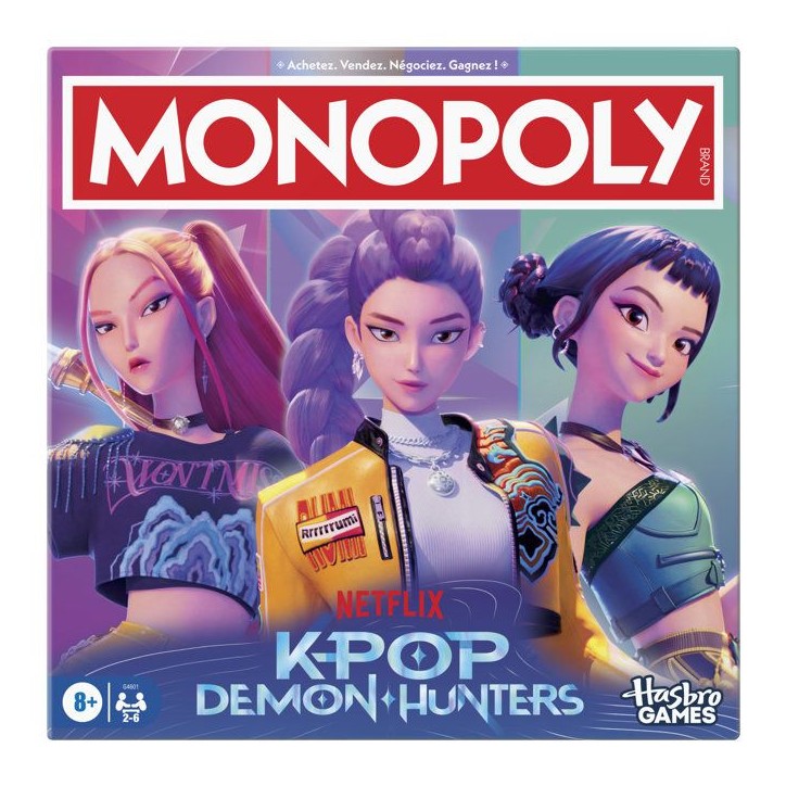 MONOPOLY - G4601101 - MONOPOLY KPOP DEMON HUNTERS - Multicolore