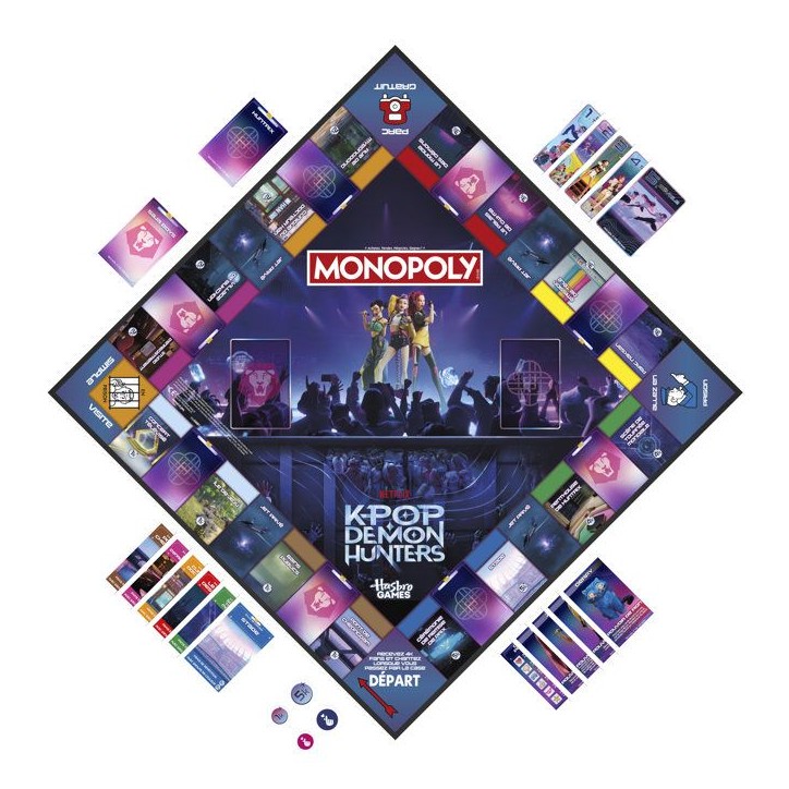 MONOPOLY - G4601101 - MONOPOLY KPOP DEMON HUNTERS - Multicolore