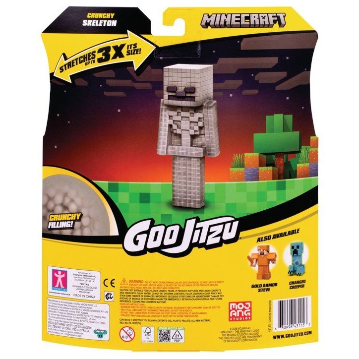Figurine - HERoeS OF GOO JIT ZU - Skeleton - 11 cm - Extensible - Minecraft