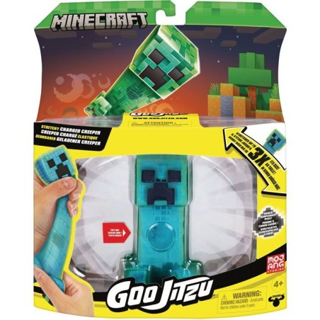 Figurine - HERoeS OF GOO JIT ZU - Creeper Chargé - 11 cm - Extensible - Minecraft