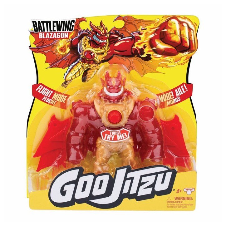 Figurine - HERoeS OF GOO JIT ZU - Blazagon Deluxe - 20 cm - Ailes de combat - Extensible Figurine - HERoeS OF GOO JIT ZU - Blazagon Deluxe - 20 cm - Ailes de combat - Extensible