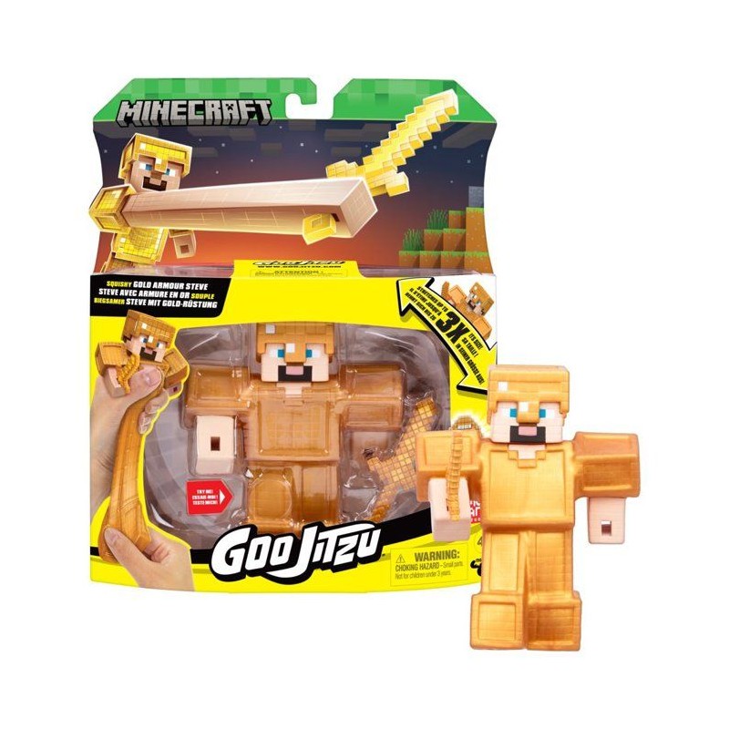 Figurine - HERoeS OF GOO JIT ZU - Steve Gold - 11 cm - Extensible - Mi