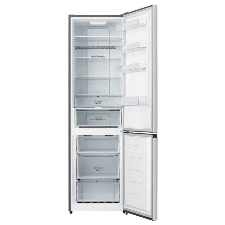 Réfrigérateur combiné congélateur bas - HISENSE - RB3N331NACD - 2 portes - 336 L - 185x60x66 cm - Inox Réfrigérateur combiné congélateur bas - HISENSE - RB3N331NACD - 2 portes - 336 L - 185x60x66 cm - Inox
