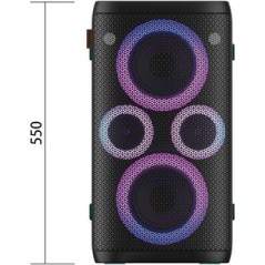 Enceinte de soirée - HISENSE - HP100E Party Thunder - Bluetooth - Jeux de lumiere LED - Karaoké - Étanche IPX4