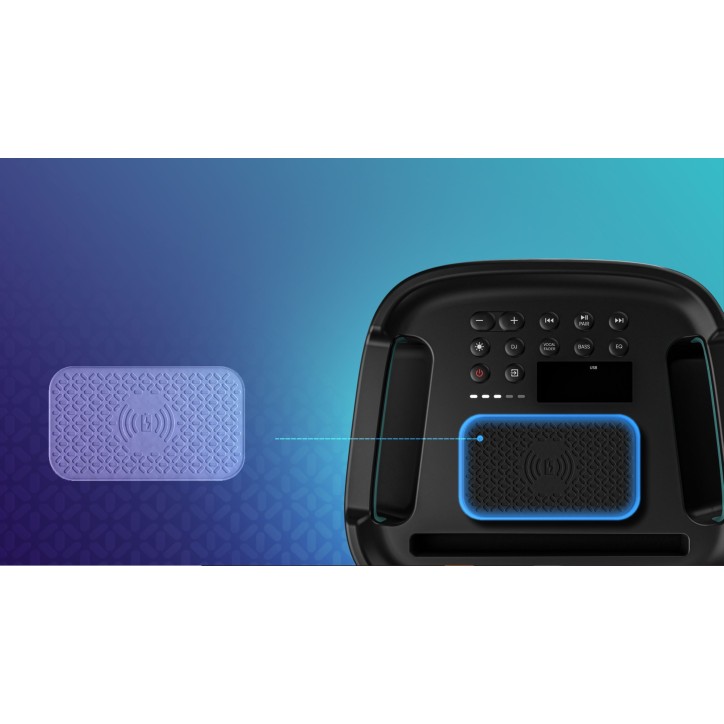 Enceinte de soirée - HISENSE - HP100E Party Thunder - Bluetooth - Jeux de lumiere LED - Karaoké - Étanche IPX4 Enceinte de soirée - HISENSE - HP100E Party Thunder - Bluetooth - Jeux de lumiere LED - Karaoké - Étanche IPX4