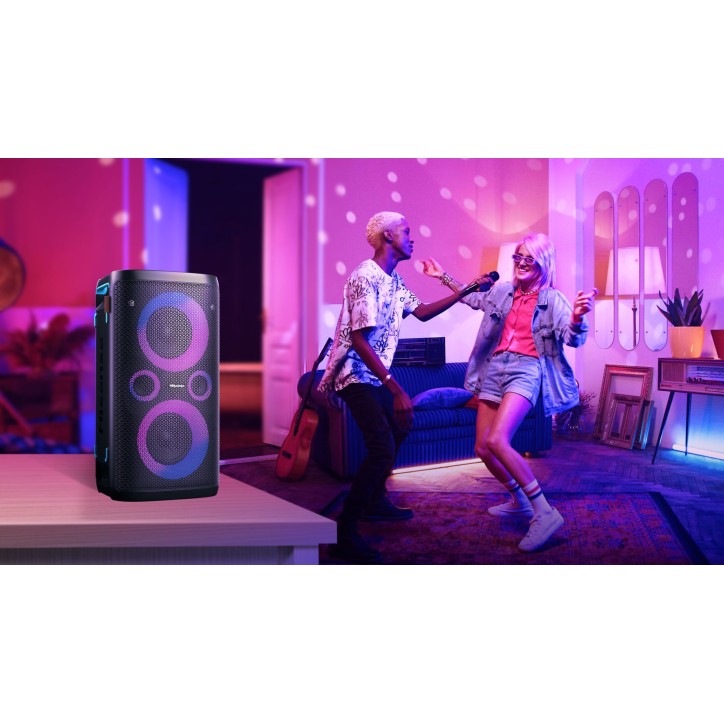 Enceinte de soirée - HISENSE - HP100E Party Thunder - Bluetooth - Jeux de lumiere LED - Karaoké - Étanche IPX4 Enceinte de soirée - HISENSE - HP100E Party Thunder - Bluetooth - Jeux de lumiere LED - Karaoké - Étanche IPX4