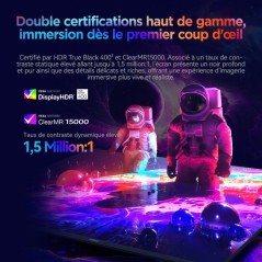 Ecran PC Gamer - HKC - 27 - QHD - 360Hz - Dalle OLED - 0.03ms - GS27QE