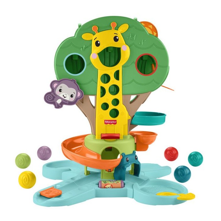 Mon Arbre de la Jungle Évolutif - Centre d'activités - Fisher-Price - Musical - 6 balles incluses - Des 6 mois Mon Arbre de la Jungle Évolutif - Centre d'activités - Fisher-Price - Musical - 6 balles incluses - Des 6 mois