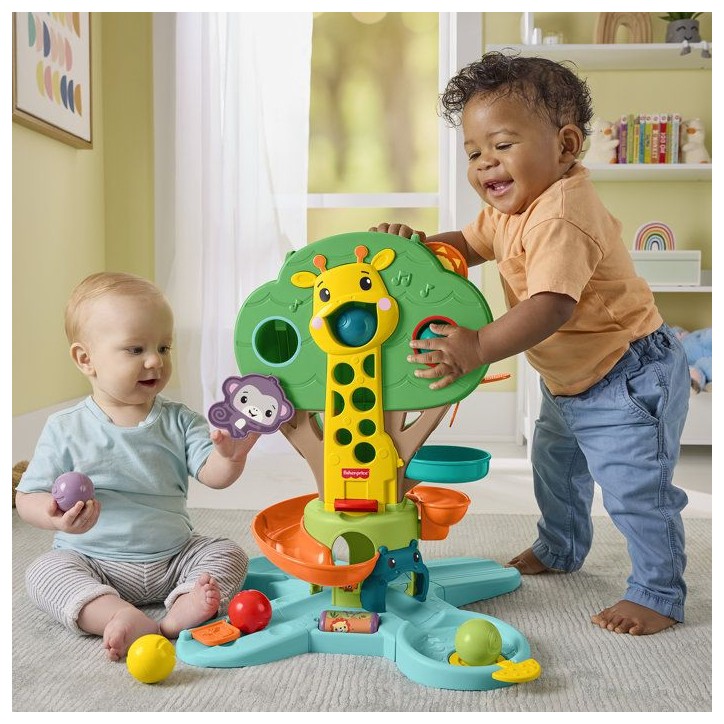 Mon Arbre de la Jungle Évolutif - Centre d'activités - Fisher-Price - Musical - 6 balles incluses - Des 6 mois Mon Arbre de la Jungle Évolutif - Centre d'activités - Fisher-Price - Musical - 6 balles incluses - Des 6 mois