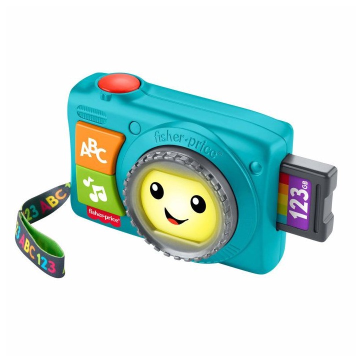 Caméra Lumineuse Rires et Éveil - Jouet musical - Fisher-Price - Multilingue - Plus de 20 chansons - Des 6 mois Caméra Lumineuse Rires et Éveil - Jouet musical - Fisher-Price - Multilingue - Plus de 20 chansons - Des 6 mois