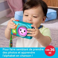 Caméra Lumineuse Rires et Éveil - Jouet musical - Fisher-Price - Multilingue - Plus de 20 chansons - Des 6 mois