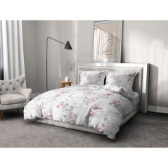 Parure de couette 220x240 cm HOME LINGE PASSION POMPADOUR : Housse de