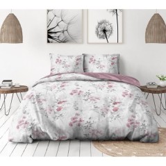 Parure de couette 220x240 cm HOME LINGE PASSION POMPADOUR : Housse de