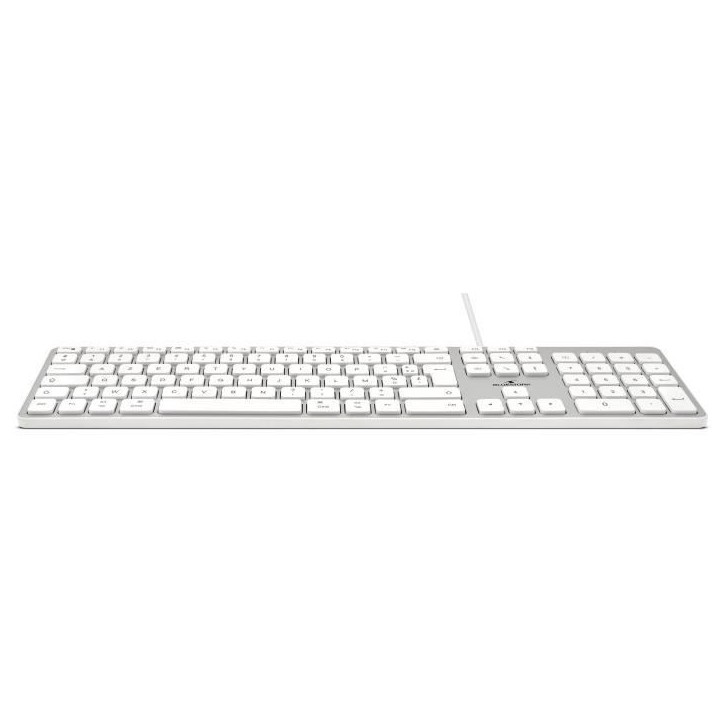 Clavier Filaire - BLUESTORK - KB Mac - Compatible Mac - Blanc Clavier Filaire - BLUESTORK - KB Mac - Compatible Mac - Blanc