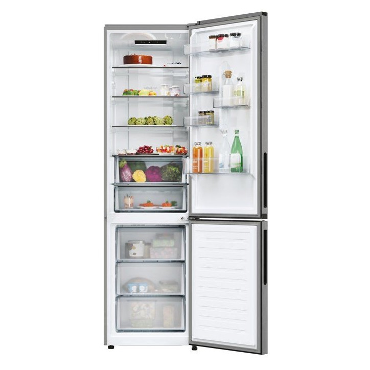Réfrigérateur combiné - HOOVER HONCQ2T620EX - Total No Frost - 409 L - 38 dB - Inox Réfrigérateur combiné - HOOVER HONCQ2T620EX - Total No Frost - 409 L - 38 dB - Inox
