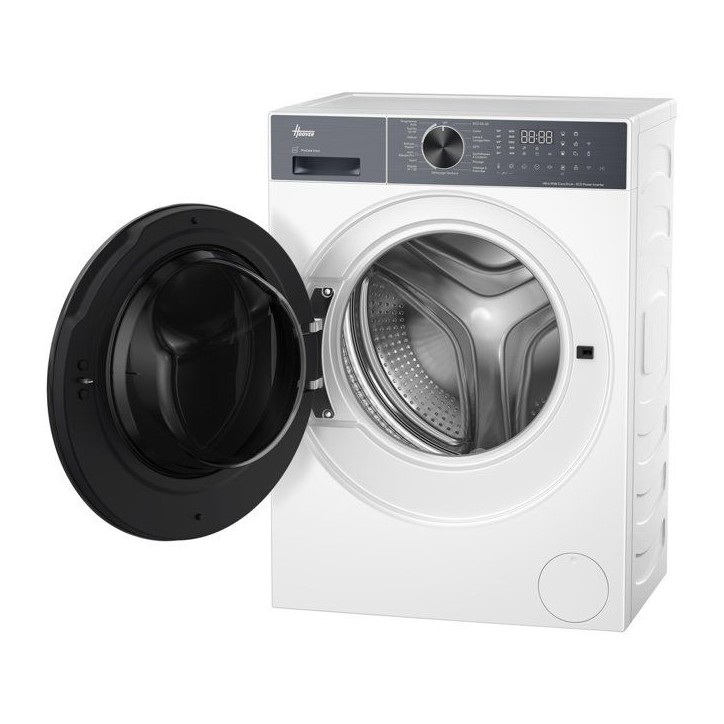 Lave-linge hublot HOOVER HLP 610BL10UH-47 - 10 kg - Induction - 1600 trs/min - Classe A-35% - Connecté - Vapeur - Blanc