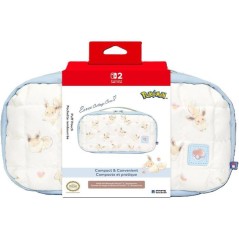 Pochette rembourrée de protection et transport console - Nintendo Switch et Switch 2 - Hori - Pokémon - Motif Évoli Cottage C