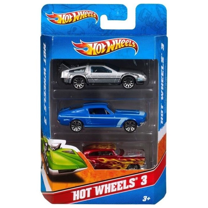 Hot Wheels - Coffret de 3 Véhicules - Petites Voitures - 3 ans et + - Hot Wheels - K5904 Hot Wheels - Coffret de 3 Véhicules - Petites Voitures - 3 ans et + - Hot Wheels - K5904