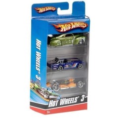 Hot Wheels - Coffret de 3 Véhicules - Petites Voitures - 3 ans et + -
