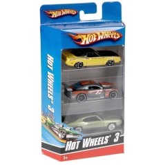 Hot Wheels - Coffret de 3 Véhicules - Petites Voitures - 3 ans et + -