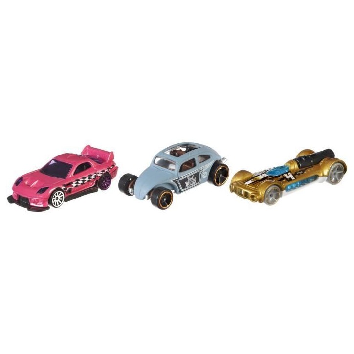 Hot Wheels - Coffret de 3 Véhicules - Petites Voitures - 3 ans et + - Hot Wheels - K5904 Hot Wheels - Coffret de 3 Véhicules - Petites Voitures - 3 ans et + - Hot Wheels - K5904