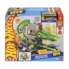 Coffret de piste - HOT WHEELS - Attaque du Crocodile - Véhicule 1/64