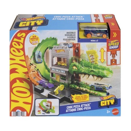 Coffret de piste - HOT WHEELS - Attaque du Crocodile - Véhicule 1/64