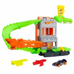 Coffret de piste - HOT WHEELS - Attaque du Crocodile - Véhicule 1/64