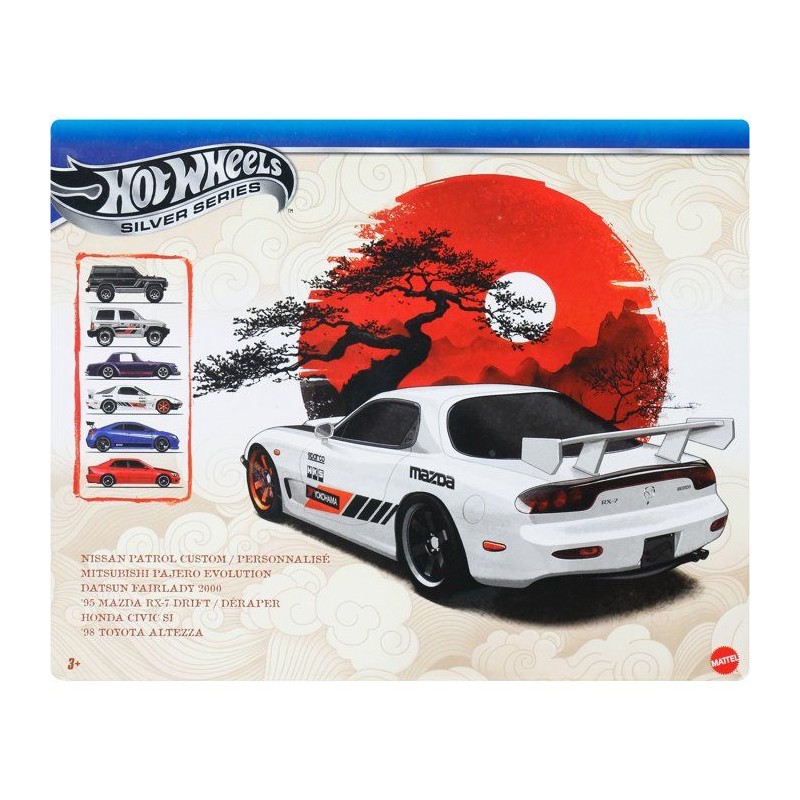 Coffret véhicules miniatures - HOT WHEELS - Street of Japan - Pack de