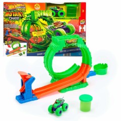 Coffret de jeu - HOT WHEELS Monster Trucks - Défi Looping Chaos - Wre