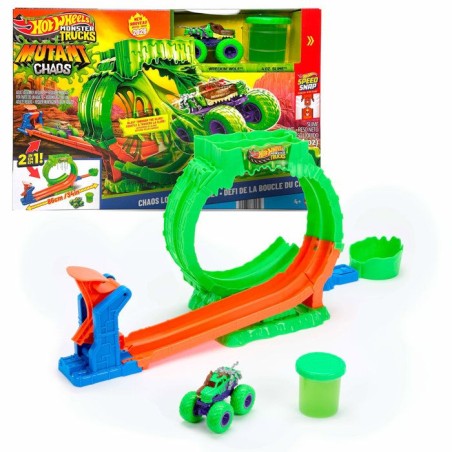 Coffret de jeu - HOT WHEELS Monster Trucks - Défi Looping Chaos - Wre