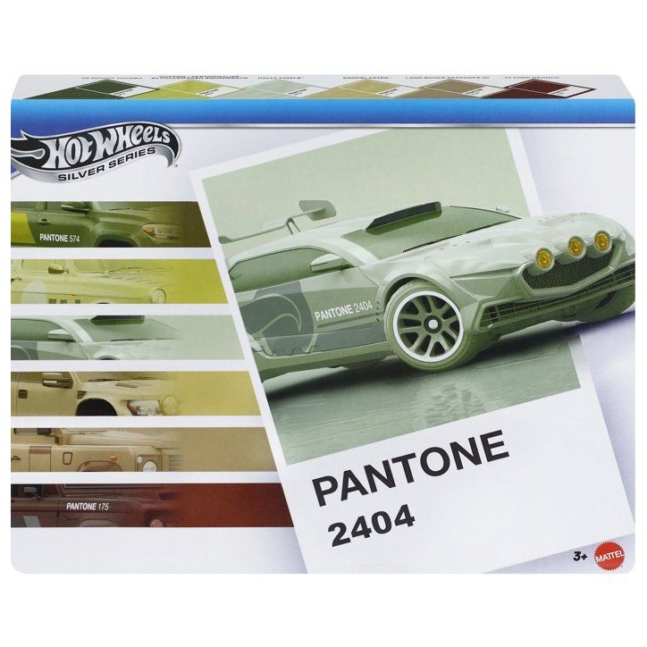 Coffret véhicules - HOT WHEELS - Pantone JNK94 - 6 véhicules - Collaboration - Collection
