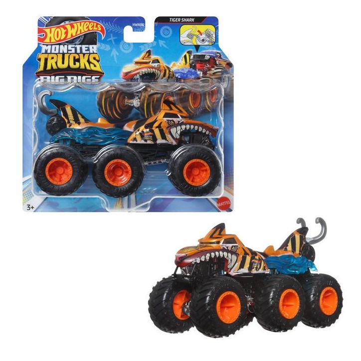 Voiture - Hot Wheels - Monster Trucks - Assortiment 1/64 - Multicolore - 6 roues Voiture - Hot Wheels - Monster Trucks - Assortiment 1/64 - Multicolore - 6 roues