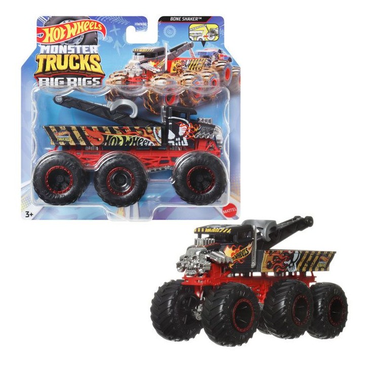 Voiture - Hot Wheels - Monster Trucks - Assortiment 1/64 - Multicolore - 6 roues Voiture - Hot Wheels - Monster Trucks - Assortiment 1/64 - Multicolore - 6 roues