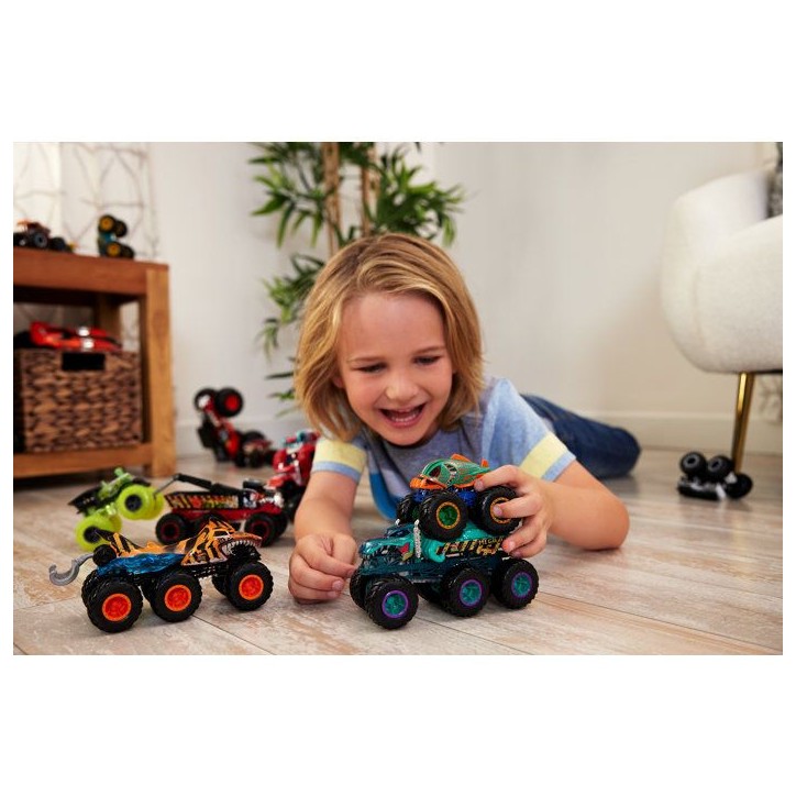 Voiture - Hot Wheels - Monster Trucks - Assortiment 1/64 - Multicolore - 6 roues Voiture - Hot Wheels - Monster Trucks - Assortiment 1/64 - Multicolore - 6 roues