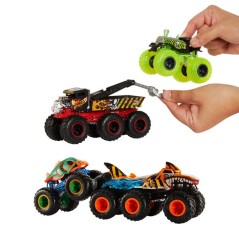 Voiture - Hot Wheels - Monster Trucks - Assortiment 1/64 - Multicolore